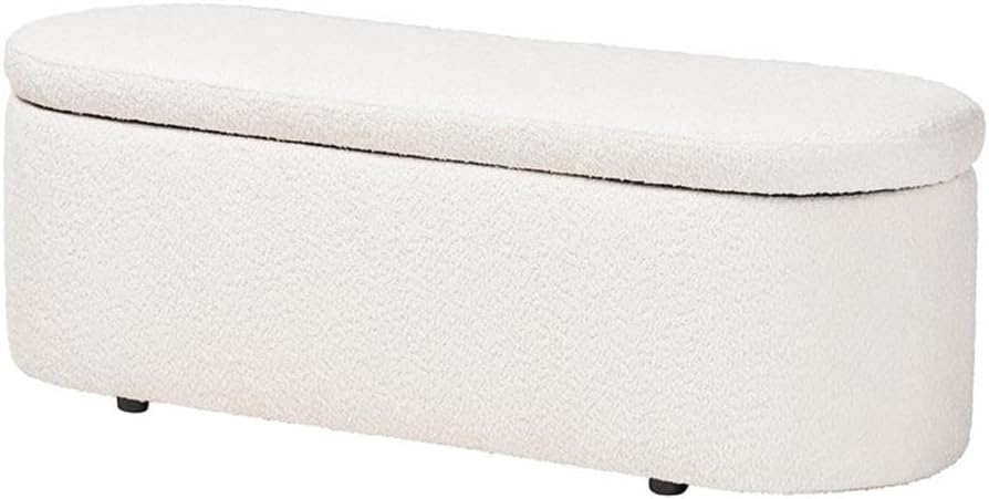 Teddy Fabric Lift Top Storage Bench