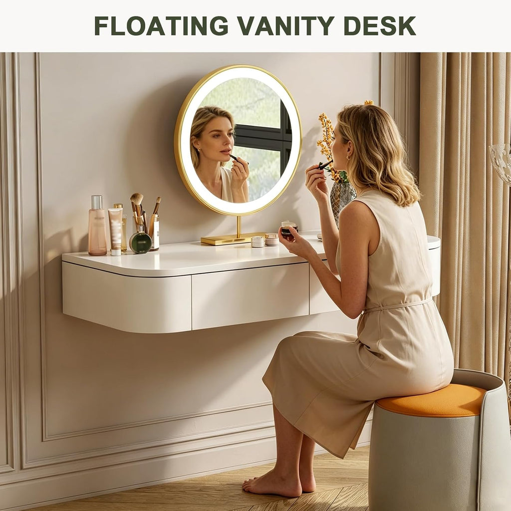 Wall Mounted Floating Makeup Vanity Table
