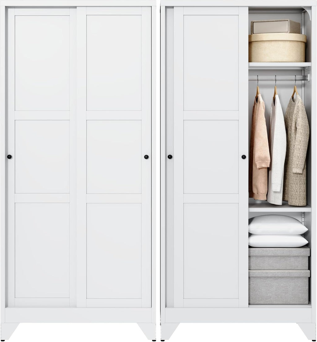 Sliding Narrow Wardrobe Cabinet