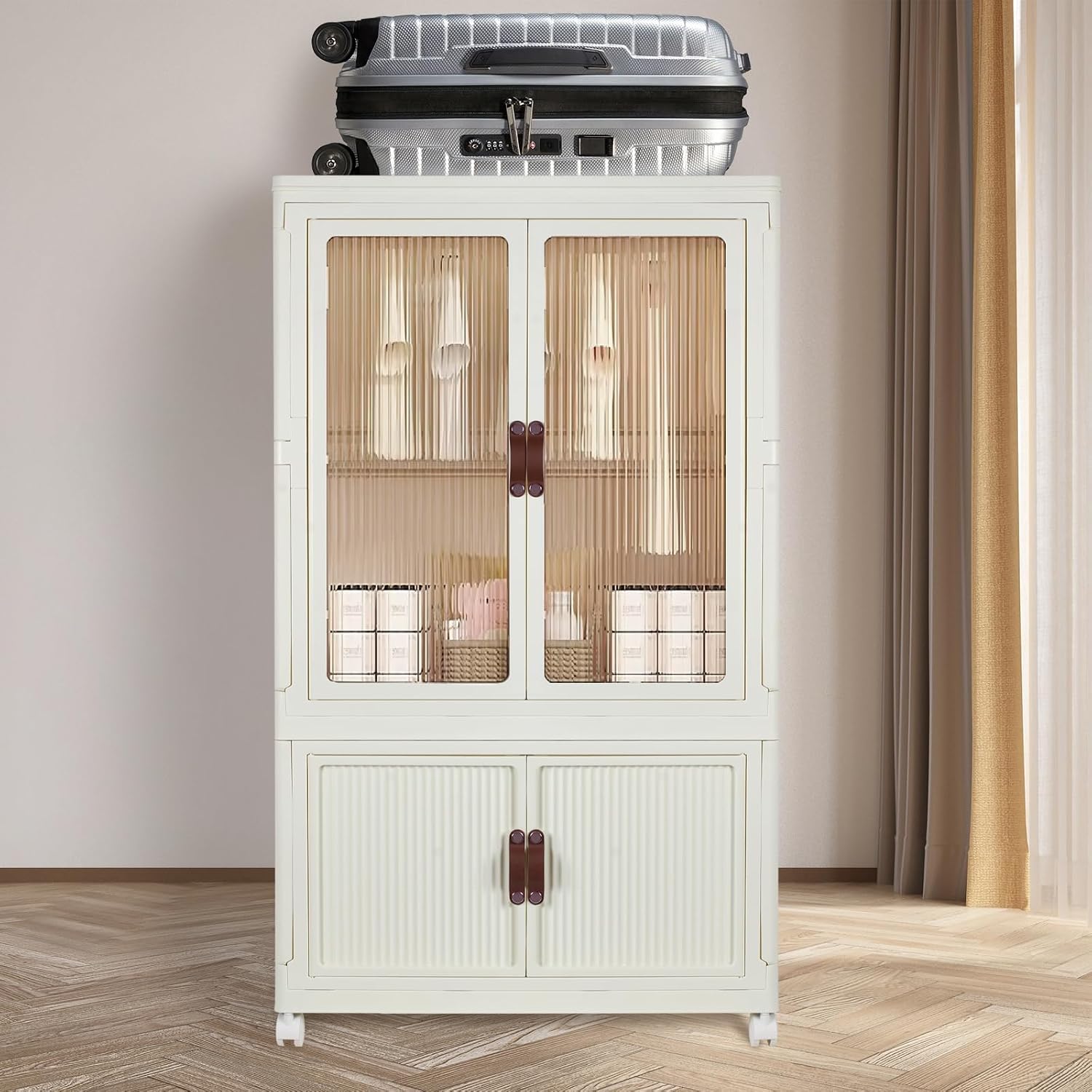 Stackable Collapsible Closet Storage Bins