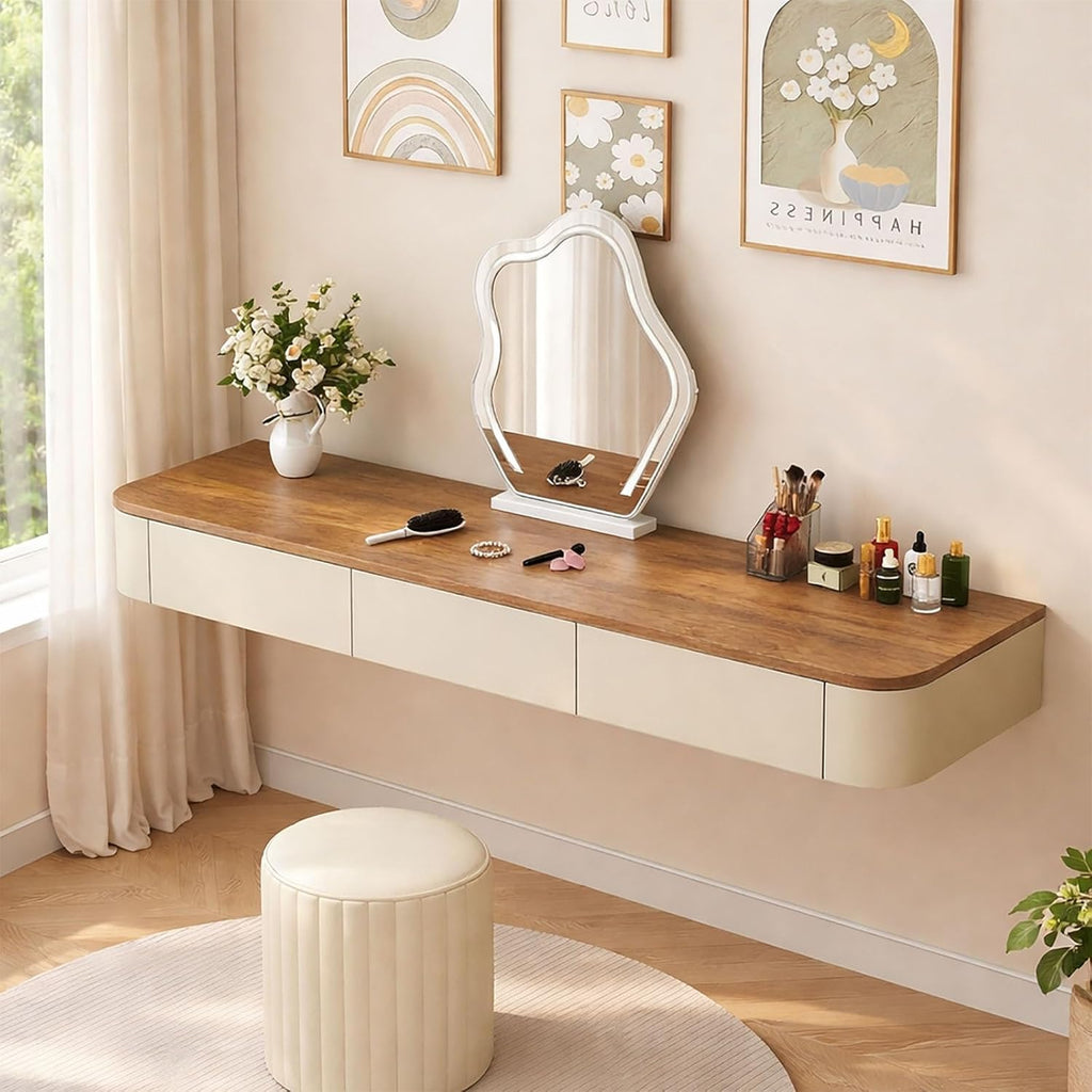 Wall Mounted Floating Makeup Vanity Desk