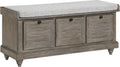 Goldstone Coastal Shutter Lift Top Storage Bench