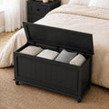Vintage Flip Top Wooden Storage Bench