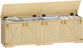Hzuaneri 59" Storage Chest, Extra Large Storage Trunk with 2 Safety Hinges, Farmhouse Wooden Box Bench, Lift-Top Organizer Chest, Entryway Trunk for Bedroom, Living Room, Camel Yellow SB15002Y