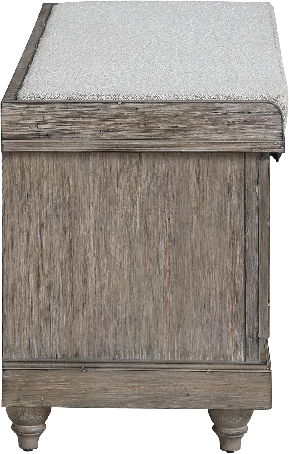 Goldstone Coastal Shutter Lift Top Storage Bench